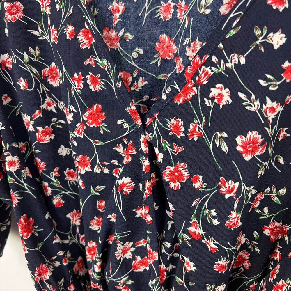 SHEIN Tie Front Peplum - Picture 3 of 6
